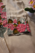 Floral Embroidered Co-Ord Set for Women | Premium Ethnic Shirt & Pant Set