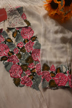 Floral Embroidered Co-Ord Set for Women | Premium Ethnic Shirt & Pant Set