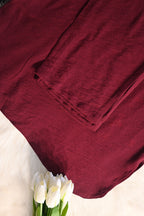 Maroon Embroidered Co-Ord Set for Women | Elegant Ethnic Cord Set