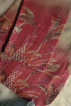 Beige Red Ombre Printed Co-Ord Set for Women | Cotton Ethnic Kurta Pant Set