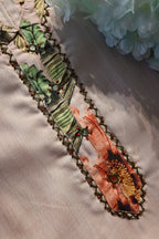 Peach Floral Printed Co-Ord Set for Women | Elegant Cotton Ethnic Wear