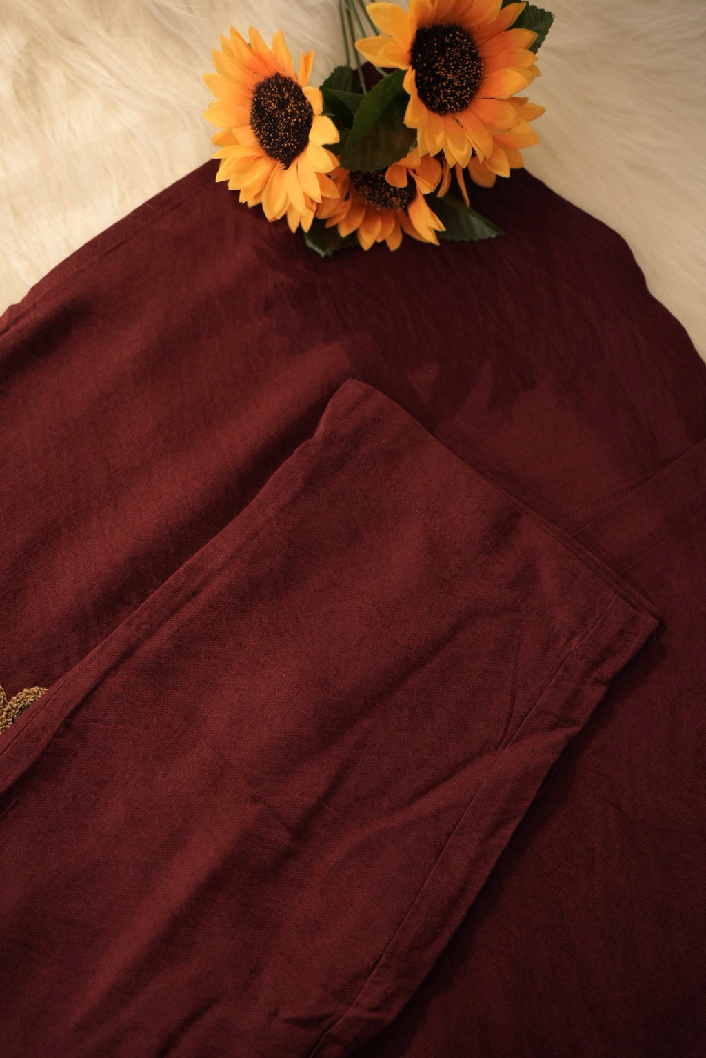 Maroon Floral Embroidered Co-Ord Set for Women | Designer Ethnic Cord Set