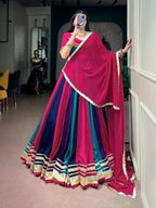 Navratri Special Hand Work Lehenga Choli for Women with 6 Meter Flair
