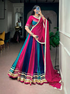 Navratri Special Hand Work Lehenga Choli for Women with 6 Meter Flair