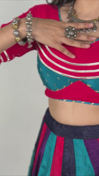 Navratri Special Hand Work Lehenga Choli for Women with 6 Meter Flair